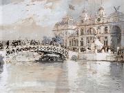Childe Hassam Columbian Exposition Chicago china oil painting artist